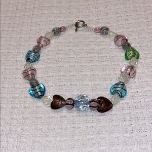 Multicolor Glass Bead Necklace